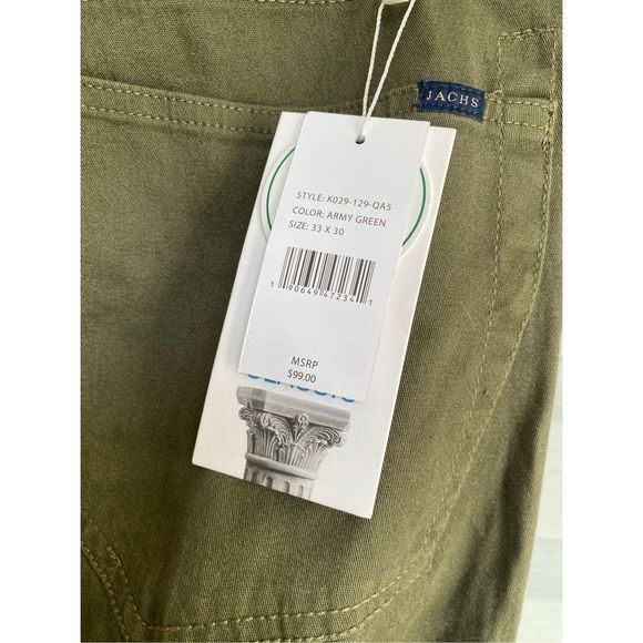 Jachs New York NWT Straight Fit Mid-Rise 5 Pocket Pant, Sz 33 x 30, MSRP $99 - Picture 4 of 11